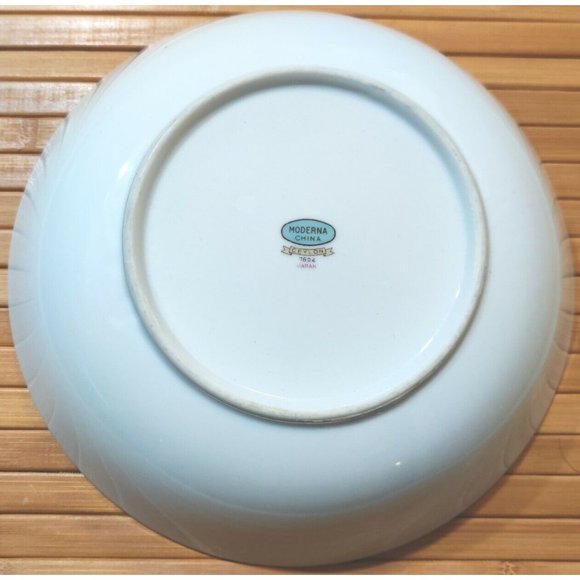 Vintage Moderna China Gardenia Wentworth 9 Wide 3" Deep Bowl Japan Ceylon 7604 - Picture 2 of 8